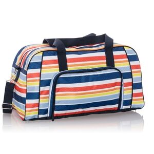 Thirty-one All Packed Striped Duffle Bag